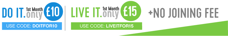 Get your first month of DO IT membership for only £10 with code DOITFOR10 or LIVE IT for £15 with code LIVEITFOR15