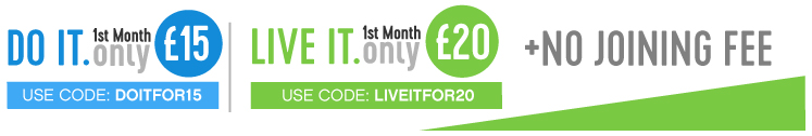 Get your first month of DO IT membership for only £15 with code DOITFOR15 or LIVE IT for £20 with code LIVEITFOR20