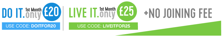 Get your first month of DO IT membership for only £20 with code DOITFOR20 or LIVE IT for £25 with code LIVEITFOR25